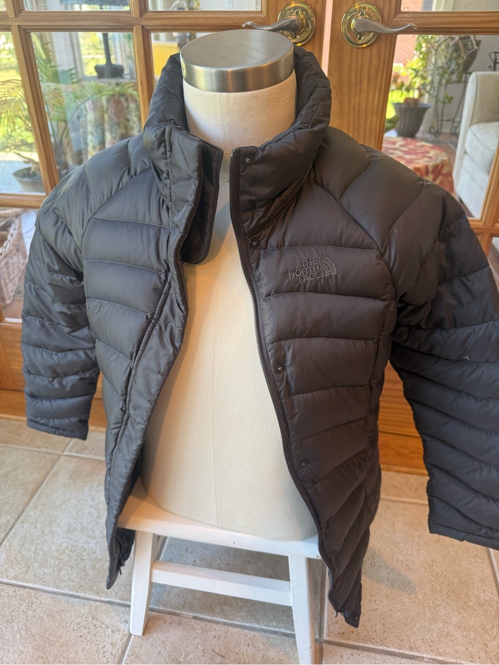 The North Face Eoman’s Black Quilted Puffer Coat